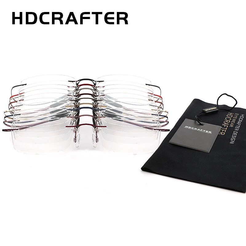 HDCRAFTER модные титановые оправы для очков мужские очки оптические женщин