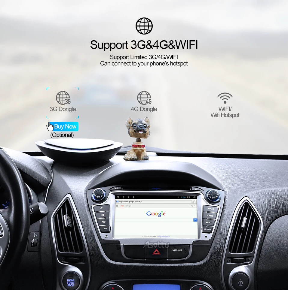 Asottu ZIX357060 Android 7,1 2G+ 32G для hyundai IX35 Tucson 2011 2012 2013 gps навигация 2 din Автомобильный dvd-плеер gps Радио стерео