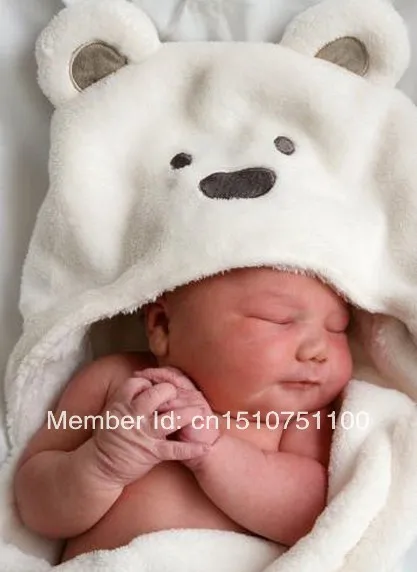 

New Fashion Free Shipping Coral Fleece Newborn Kids Baby Blanket Boy&Girl Toddler Cartoon Bear Sleeping Bag Autumn Winter
