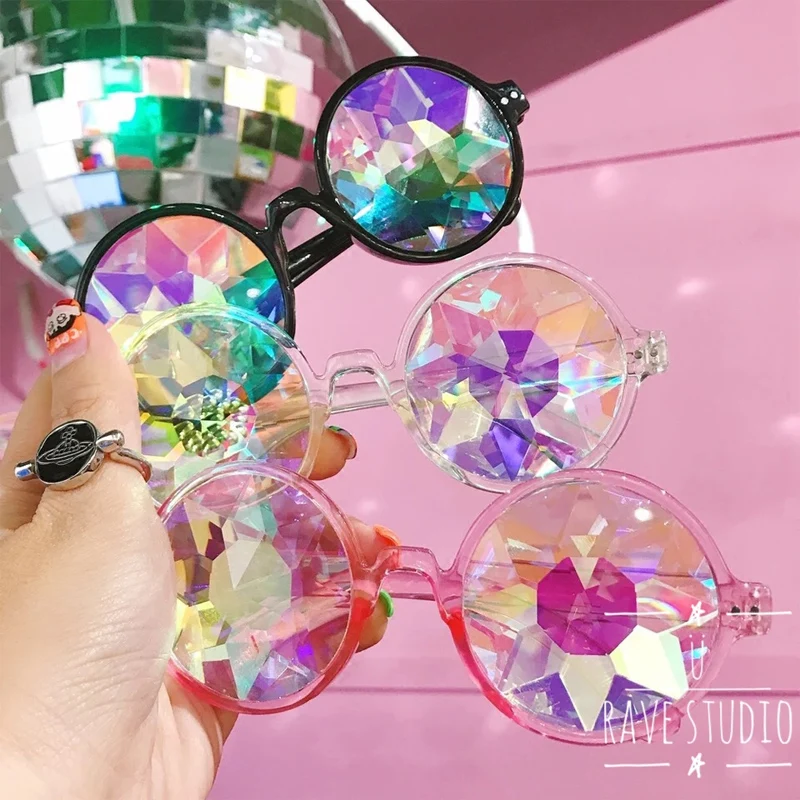 Солнцезащитные очки Kaleidoscope мужские круглые летние 2019|Женские солнцезащитные