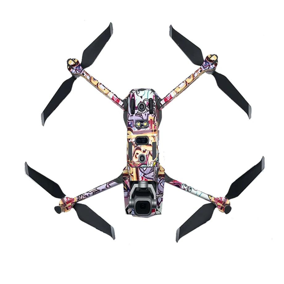 Набор наклеек с граффити для DJI Mavic 2 Pro/ Zoom пульты дистанционного управления и 3