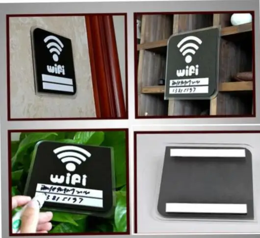 Акриловая wifi вывеска доска обслуживание значок стикер на стену|wall sticker|stickers wall