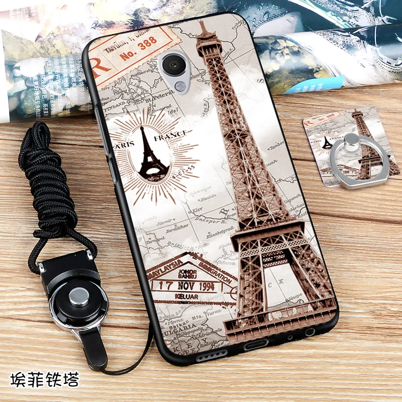 Meizu MX6 Case Cover 3D Relief Painting Back Covers For MX 6 Cases Slim Silicon TPU Soft Cell Phone Protection Capa |