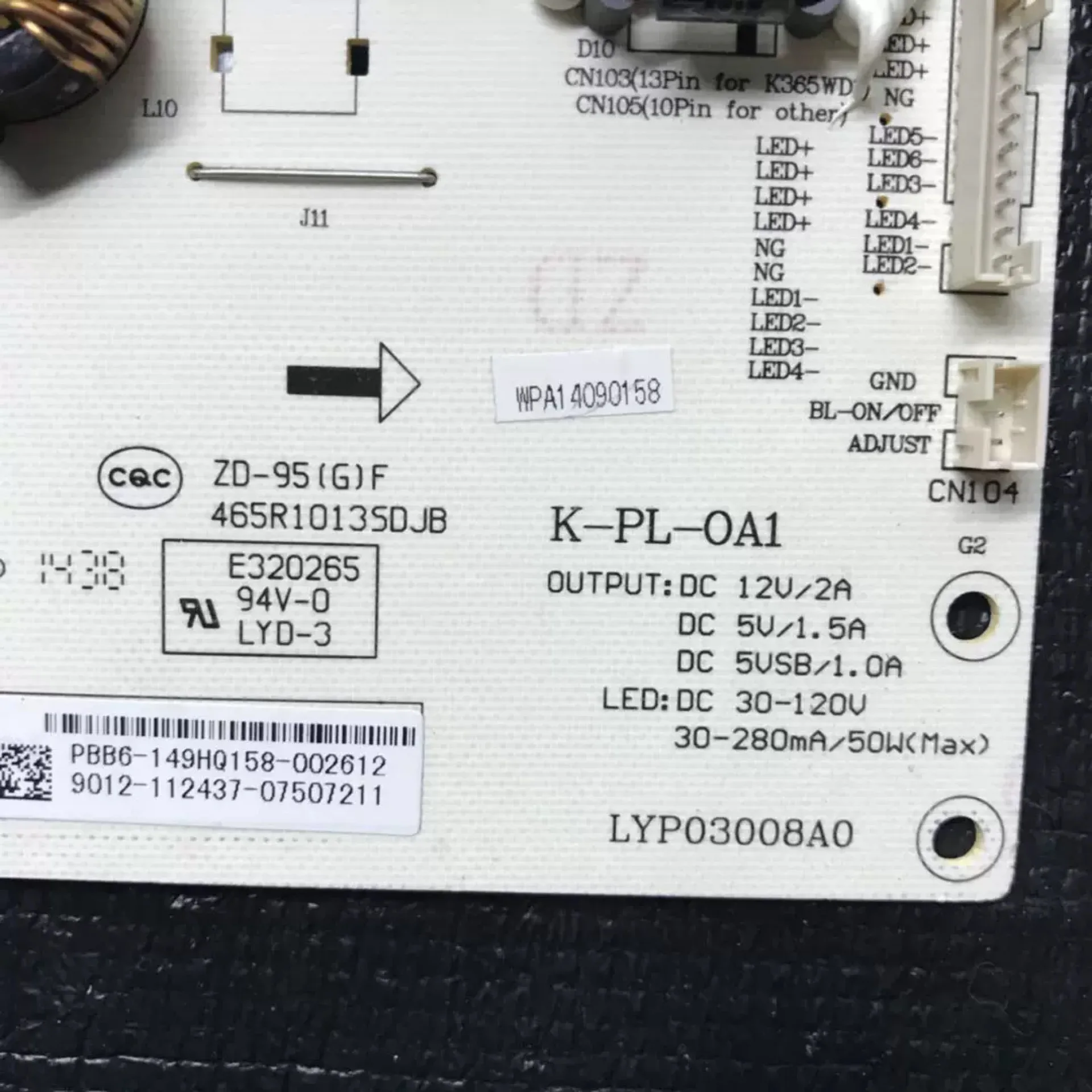 Материнская плата 40PFL5449/T3 42PFL3040/T3 LYP03008A0 новая материнская блок питания для