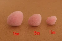 free shipping 11 18mm pink safety noses for teddy bear 30pcs