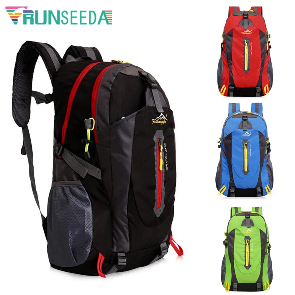 Водонепроницаемый дорожный рюкзак для мужчин и женщин Runseeda ранец 40 л альпинизма