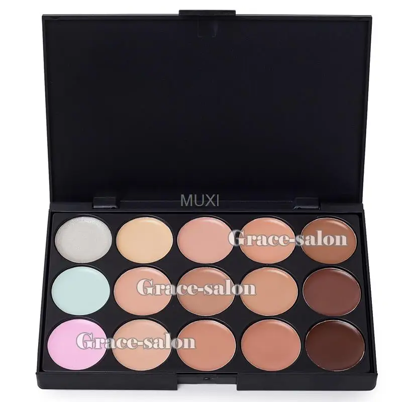 15 цветов консилер для макияжа крем матовая натуральная кожа контур лица Smokey |