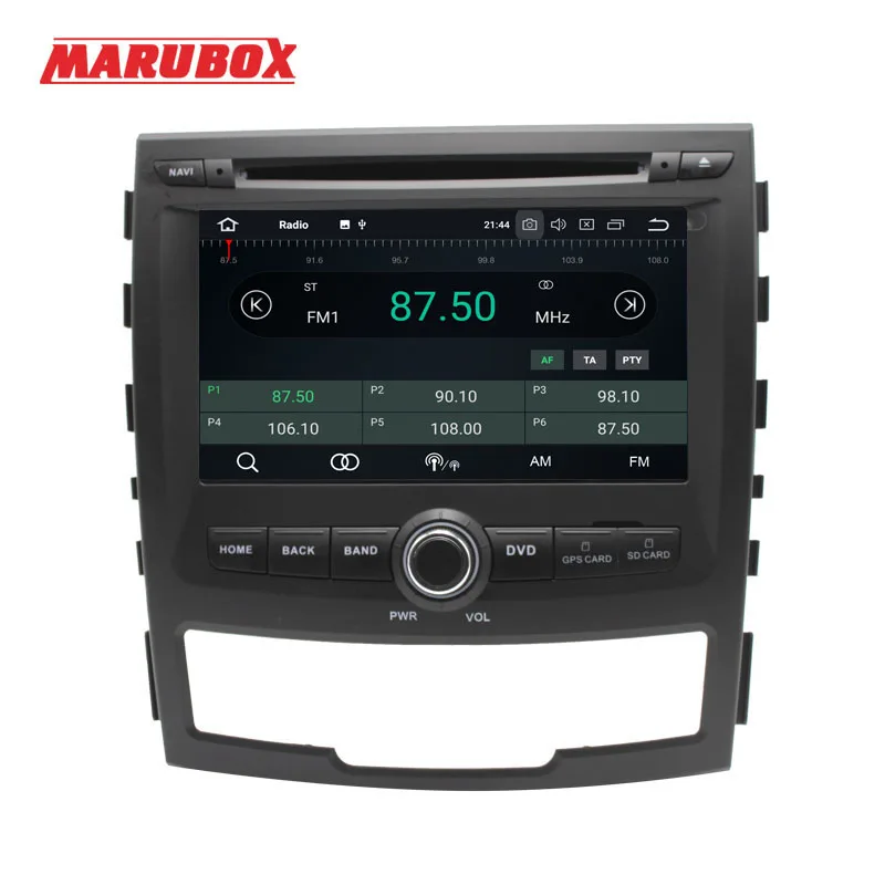MARUBOX 2Din Восьмиядерный 4 Гб ОЗУ Android 9,0 автомобильный мультимедийный плеер для SSANGYONG KORANDO 2011-2013 стерео радио gps Navi 7A603PX5