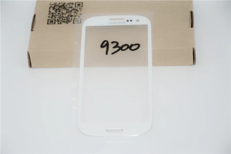 Бело-100% Подлинная Для Samsung galaxy s3 i9300 сенсорный экран Digitizer замена Стеклянной