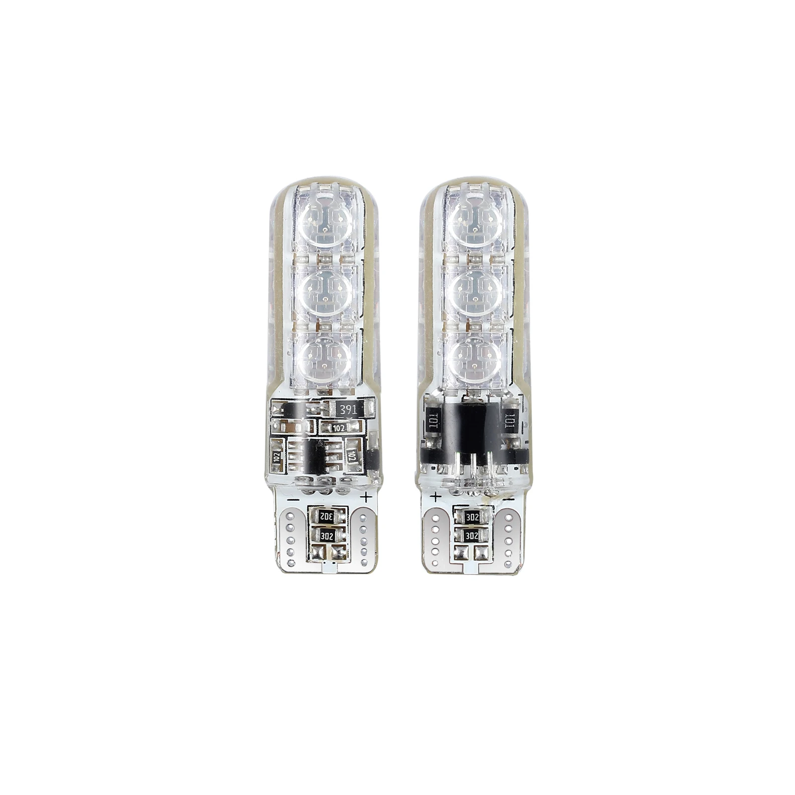 Авторозетка 2 шт. RGB T10 W5W светодиодный 194 168 5050 SMD Автомобильная купольная лампа для
