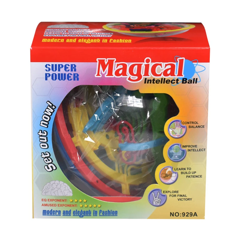 100 шаг a лабиринт волшебный вращающийся шар мраморный кубики-головоломки