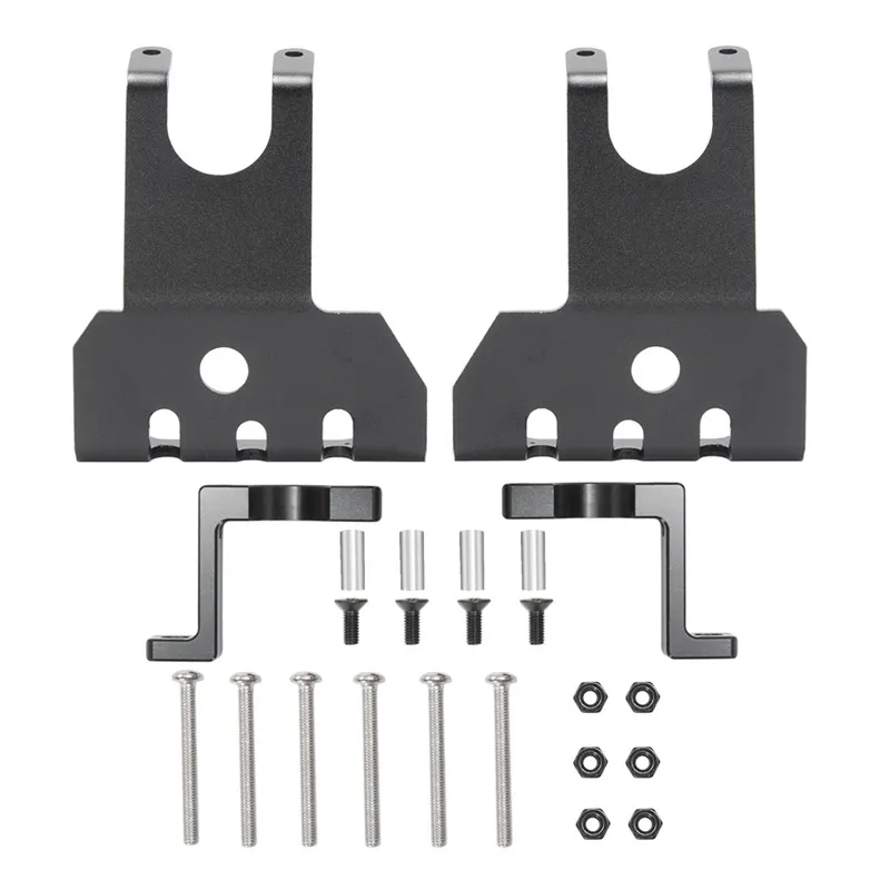 2 шт. 1/10 RC алюминиевая противоскользящая пластина в сборе для Axial Wraith RR10 Crawler -
