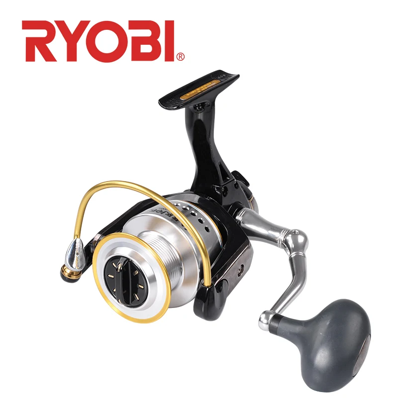 100% оригинальная спиннинговая Рыболовная катушка RYOBI WARRIOR VI с ЧПУ 6000/8000 6 + 1BB