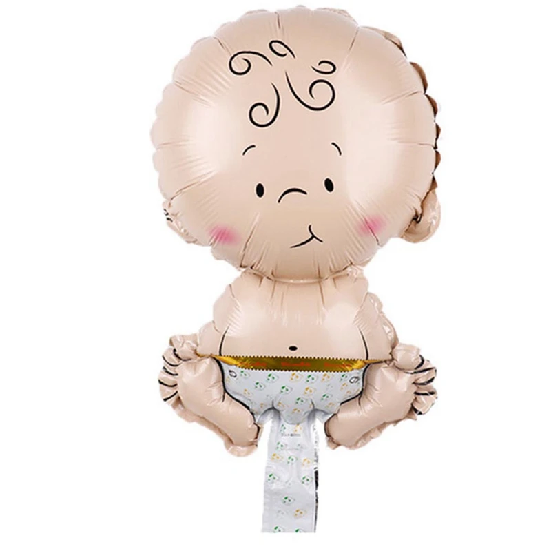 H02 5 шт./лот Мини Baby Shower для девочек и мальчиков покрытые фольгой шары игрушки для малышей, детей Подарки - Цвет: H02