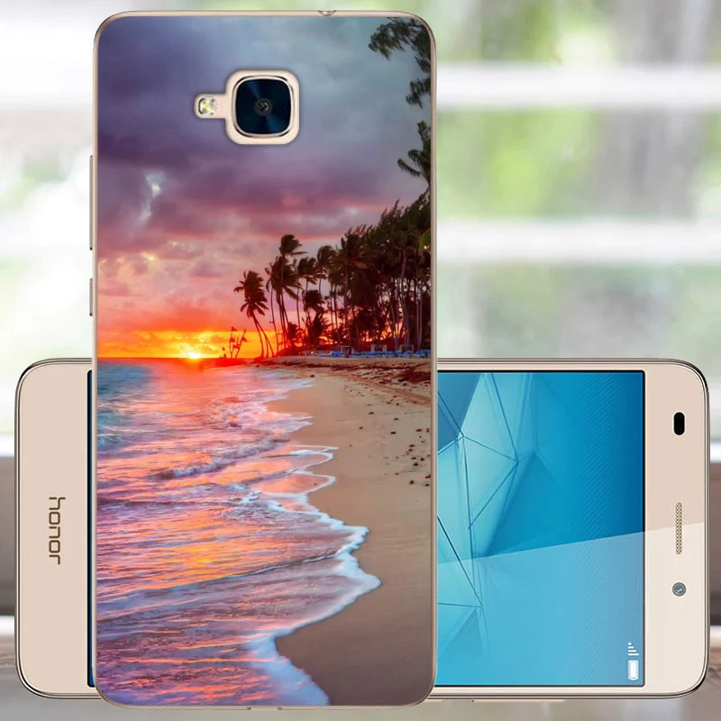 Чехол FANATU для Huawei Honor 5C силиконовый чехол мягкий задняя крышка без отверстия