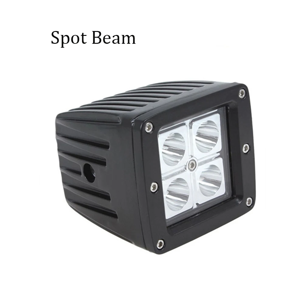 ECAHAYAKU 3 дюйма Dually Cubic 12 Вт Автомобильный светодиодный рабочий светильник 6000 К Led Pod