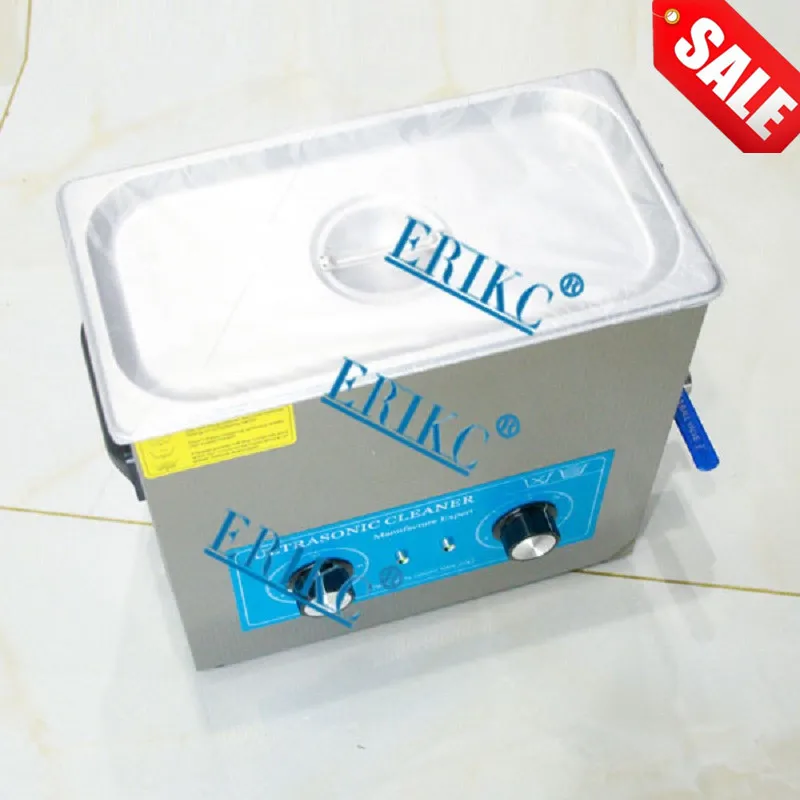 

ERIKC 110V, 6L Top Quality Fuel Injector Cleaning System Tool E1024048 Auto Cleaning Equipment Ultrasonic Cleaner 110V, 6L