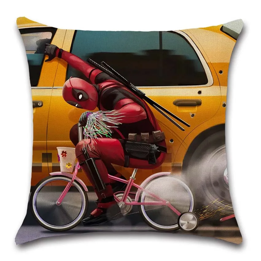 Deadpool Movies comic Печатный чехол для подушки украшение дома дивана подушка кресла