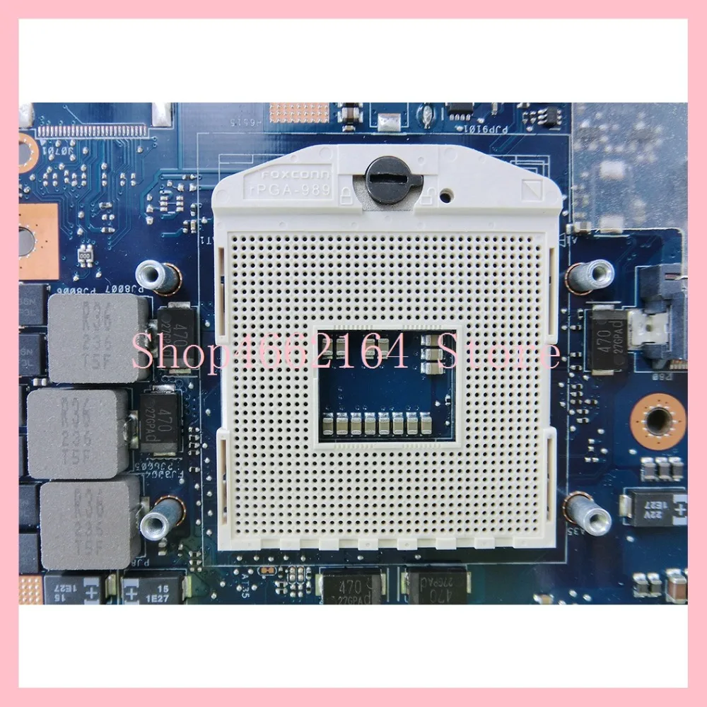 G75VW_MB_3D Подключите ноутбук материнская плата REV2.4 для ASUS G75 G75V G75VW Тетрадь материнская плата полностью проверена