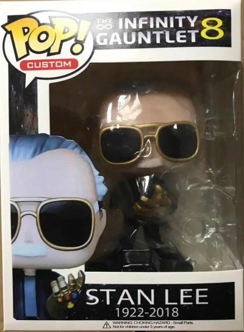 8 FUNKO POP Marvel Мстители: Endgame Стэн Ли и QUAKE виниловые фигурки Коллекция Модель игрушки для детей рождественские подарки - Цвет: 8