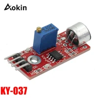 ky 037 4pin voicesounddetection sensor module microphone transmitter smart robot car for arduino diy kit