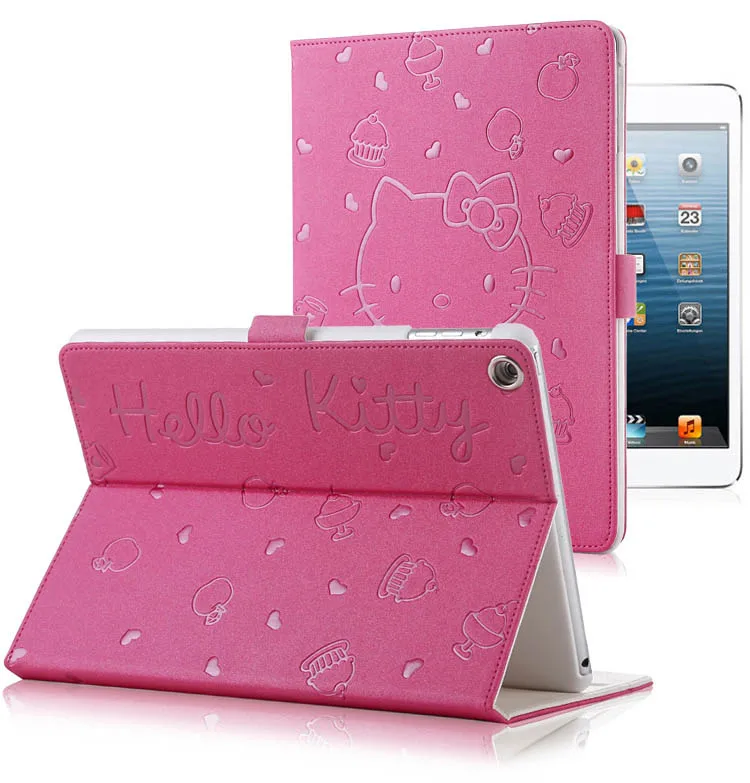 Мягкий чехол для iPad из искусственной кожи Hello Kitty Cat новинка 9 7 2017 2018 A1822 A1893 умный