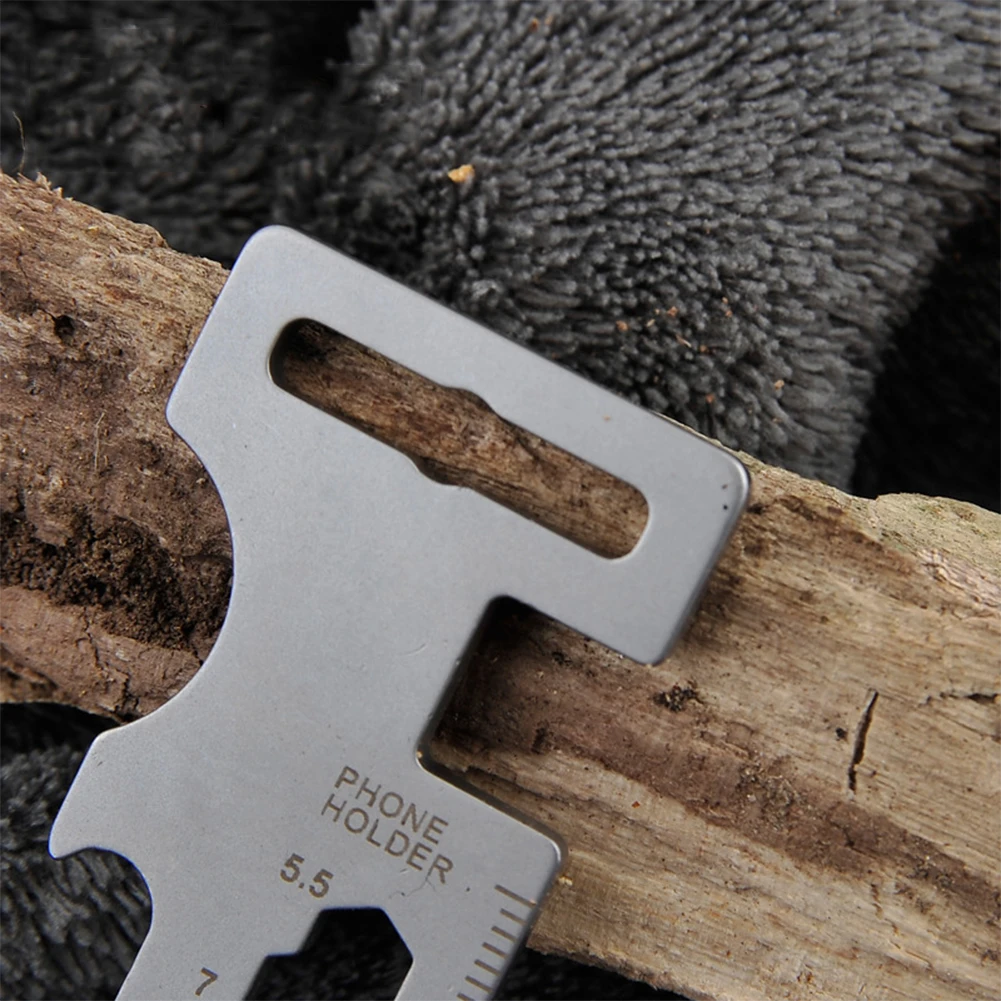 Нержавеющая сталь многогранные портативные гаджеты кольцо для ключей Выживание