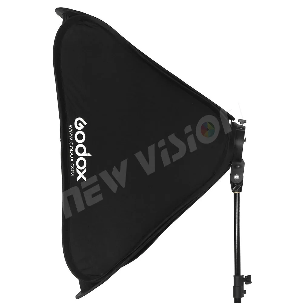 Софтбокс Godox 50x50 см диффузор с S-образным кронштейном держатель Bowens для студийной
