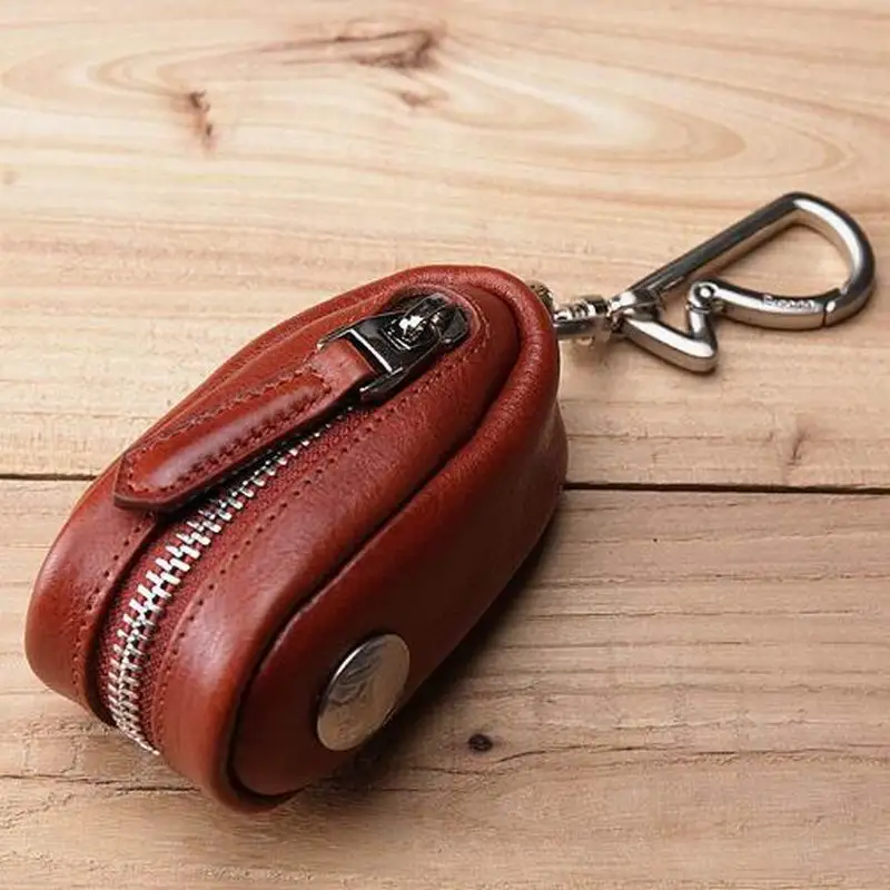 Кошелек для ключей из натуральной кожи чехол автомобильных кожаный держатель