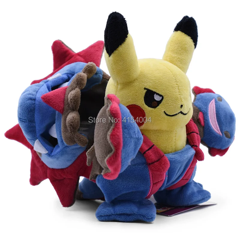 7 видов стилей Аниме Пикачу Косплей Hydreigon Tyranitar Charizard Snorlax Peluche Плюшевые игрушки Рождественский подарок для детей