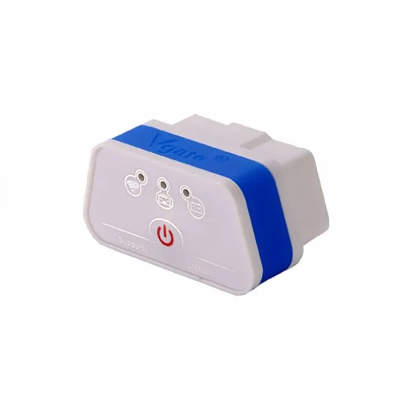 white-blue Vgate iCar2 ELM327 obd2 Bluetooth сканер Супер Мини elm 327 V2.1 obd 2 wifi icar 2 автоматический диагностический сканер для android - Цвет: white-blue