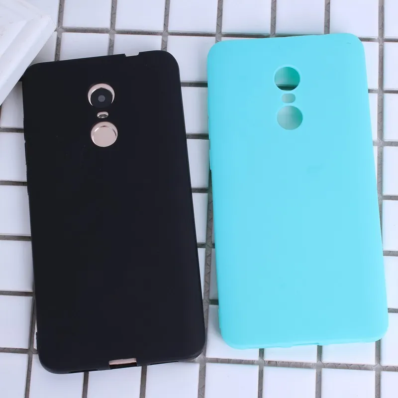 Мягкий силиконовый чехол из ТПУ для Xiaomi Redmi Note 4 4X4 Pro 4A матовый однотонный телефона