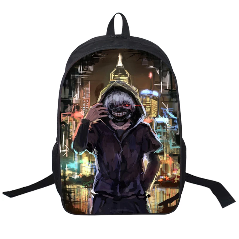 Рюкзак для мужчин и женщин с аниме Tokyo Ghoul дорожный рюкзак крутая школьная сумка