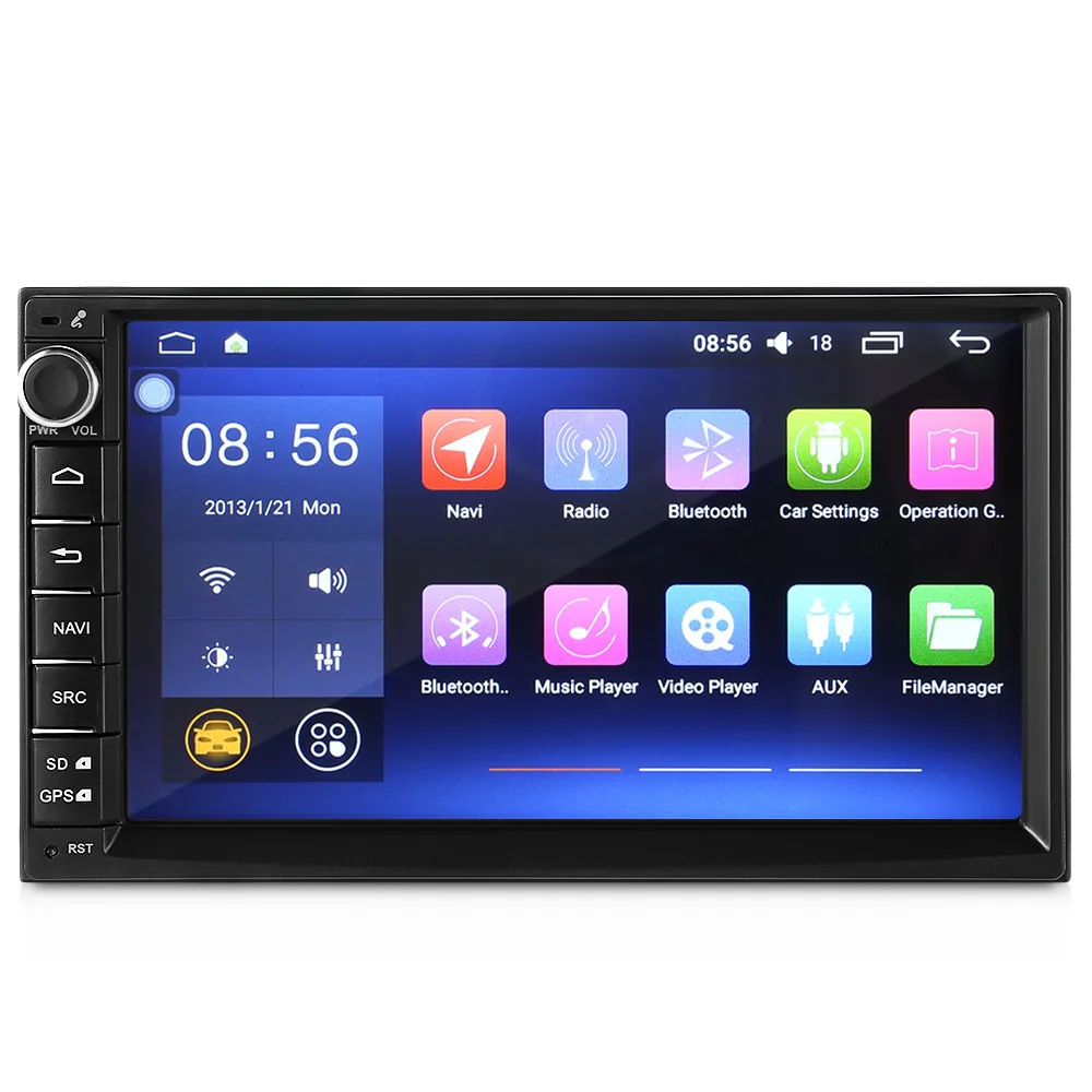 J 2820N Универсальный Android 6.0.1 Quad core 7 дюймовый gps Wi Fi видеорегистратор автомобильный