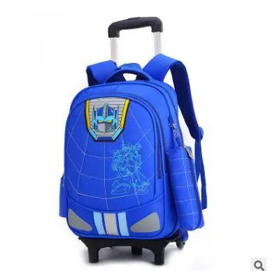 Детский рюкзак на колесиках для мальчиков Детские Сумки детская школьная сумка