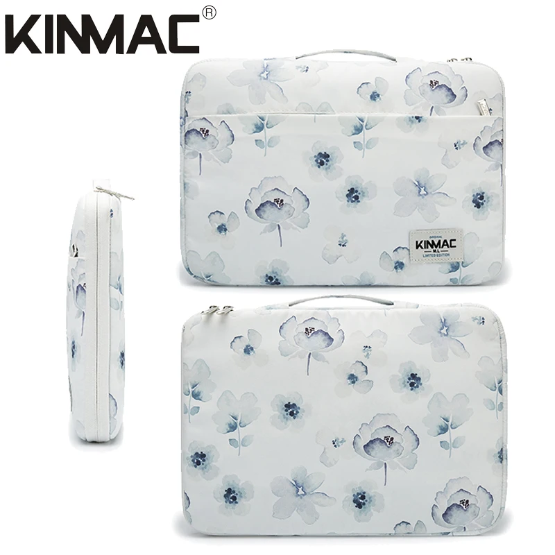 Ударопрочная брендовая сумка для ноутбука Kinmac 12 13 14 15 6 дюйма Сумка с цветочным