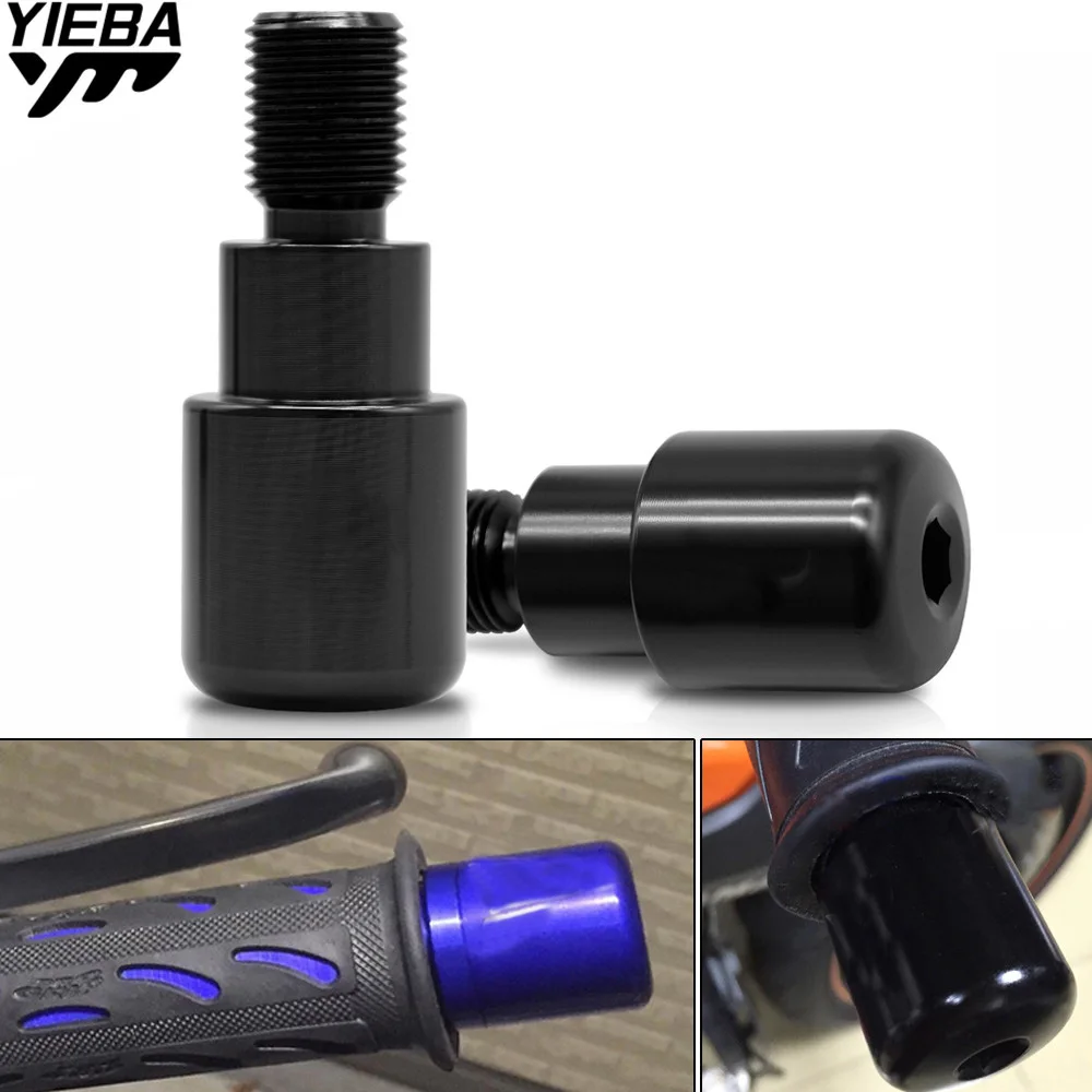 

CNC Motorcycle Accessories Handle Hand Bar Ends Handlebar Hand Grip for YAMAHA FZ6R FZ-6R FZ 6R 2009-2017 MT07 MT09 With MT