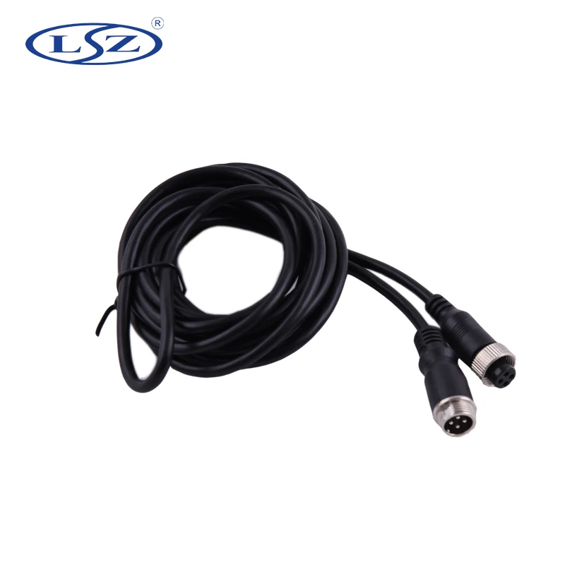 4 pin Aviation Connector Video cable for CCTV Camera Mobile DVR |