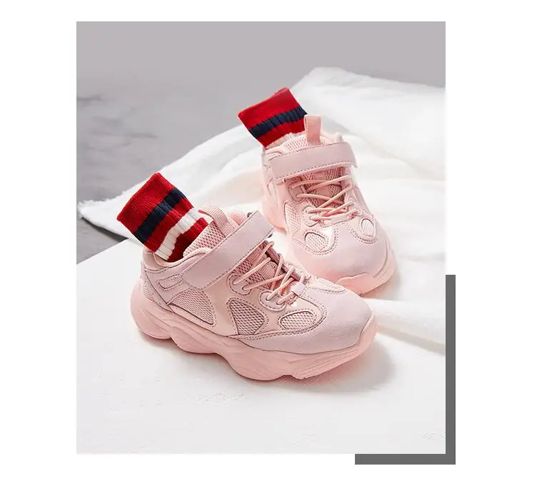 2019 New Children's shoes breathable boys and girls sport casual kids running students fashion sneakers size 29-37 | Детская одежда