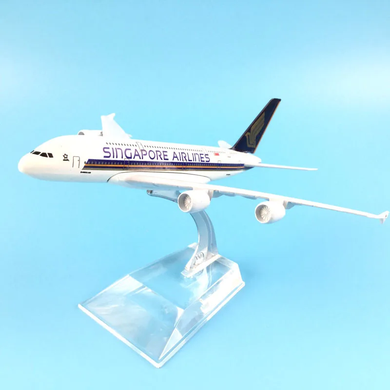 Джейсон пачка модель самолета Модель Singapore Аэробус A380 с трёхмерными чертёжами 1:200 Diecast металлические 20 см самолетов игрушечный самолет