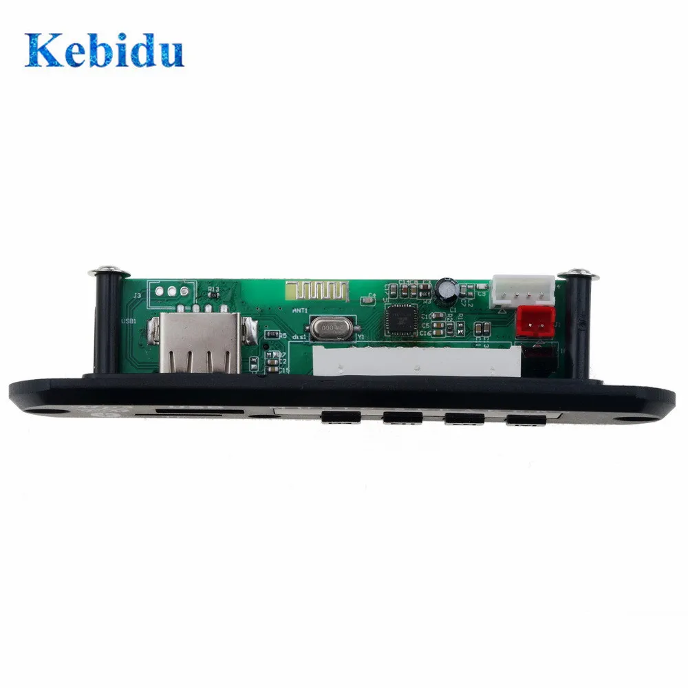 Автомобильный MP3 плеер KEBIDU 5 в 12 В с USB беспроводной Bluetooth TF FM радио модуль WMA