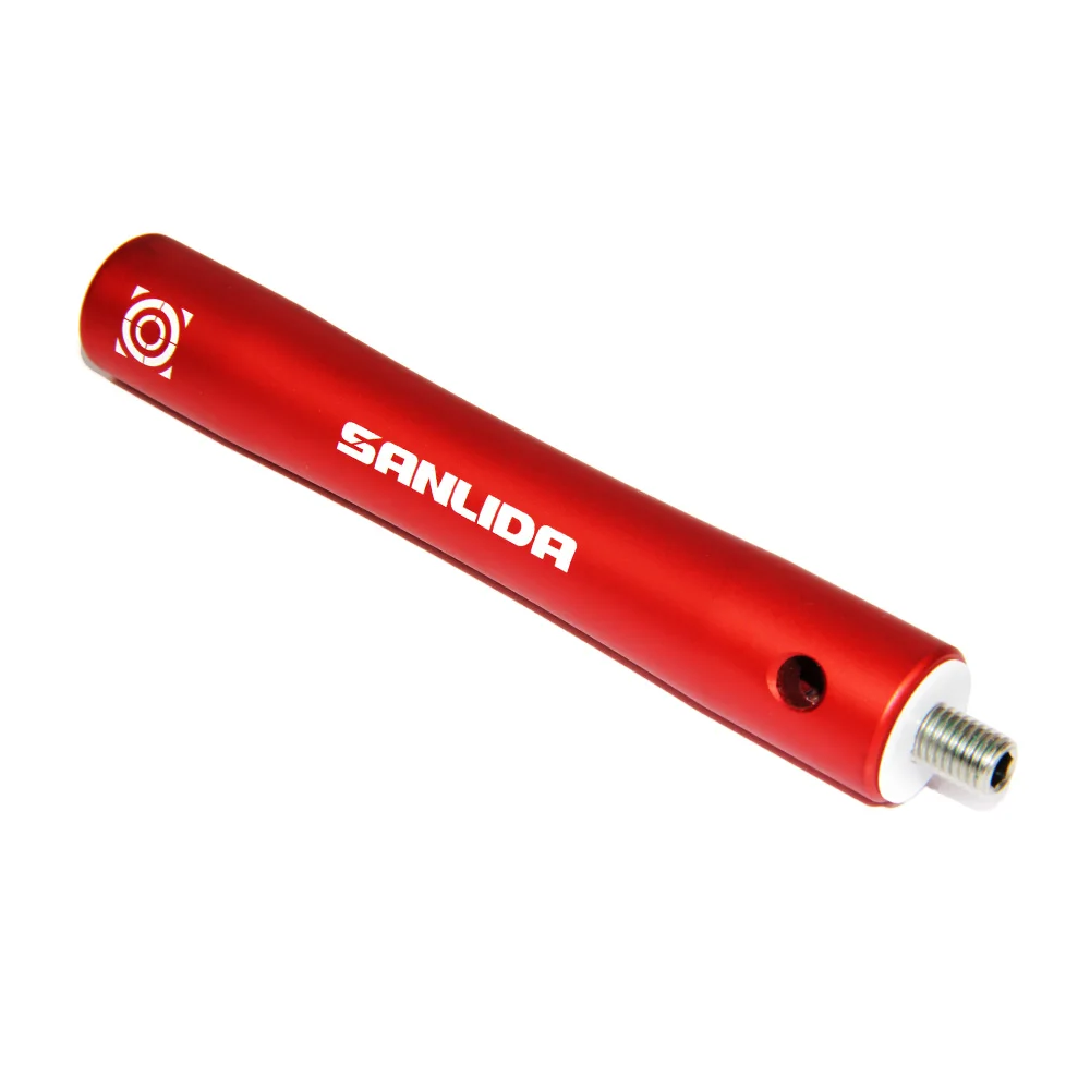 5 inch Red Sanlida стрельба из лука X10 стабилизатор " удлинитель алюминий cnc 6061 изогнутый лук аксессуары мишень, стрельба из лука - Цвет: 5 inch Red