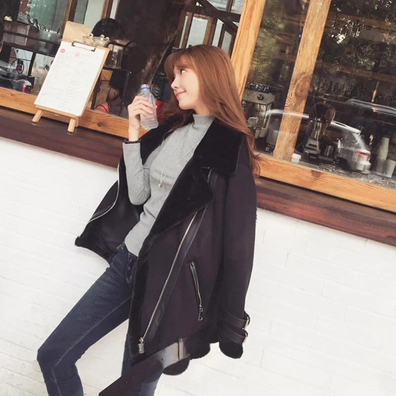 Европейская и американская мода черный мех хлопок 2019 зимняя новинка