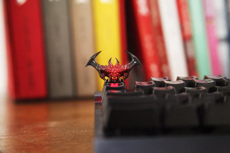 Al Diablos подсветка смолы ключ крышка для вишневого переключателя механическая клавиатура крышка DIY игровая клавиатура Темный демон с розничной коробкой