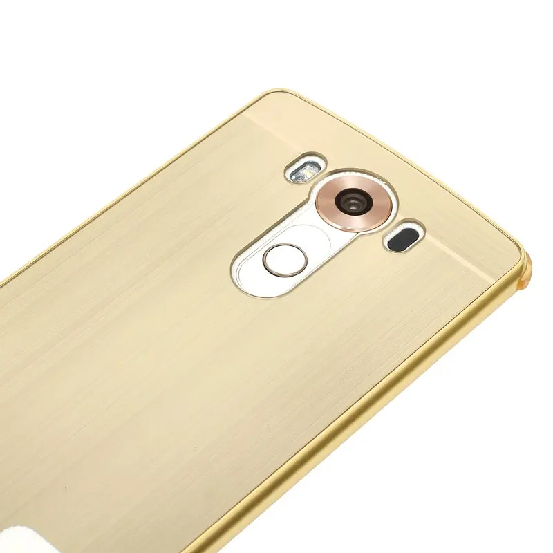 ZEALLION для LG V10 чехол 2 в 1 металлическое покрытие Алюминиевая Рамка Тонкий матовый PC