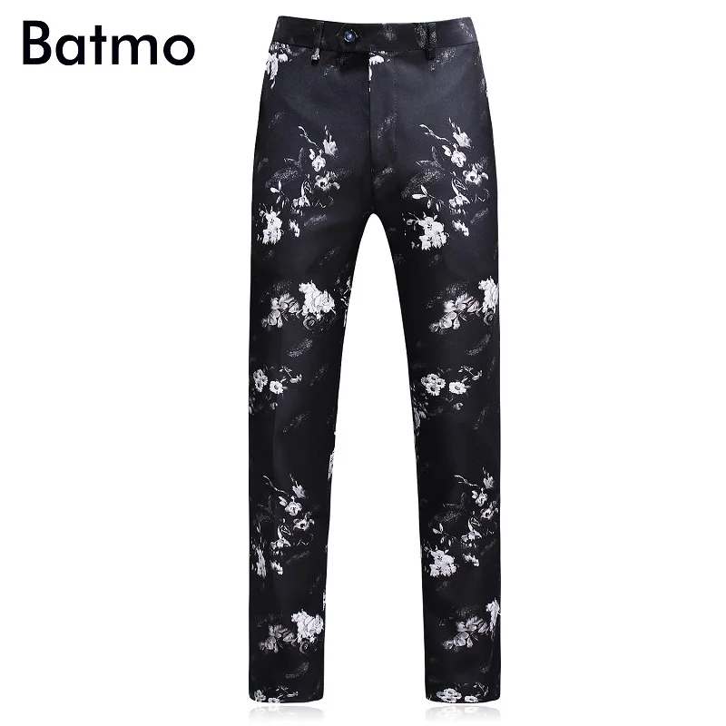 Batmo 2017 новое поступление высококачественный модный мужской костюм с принтом