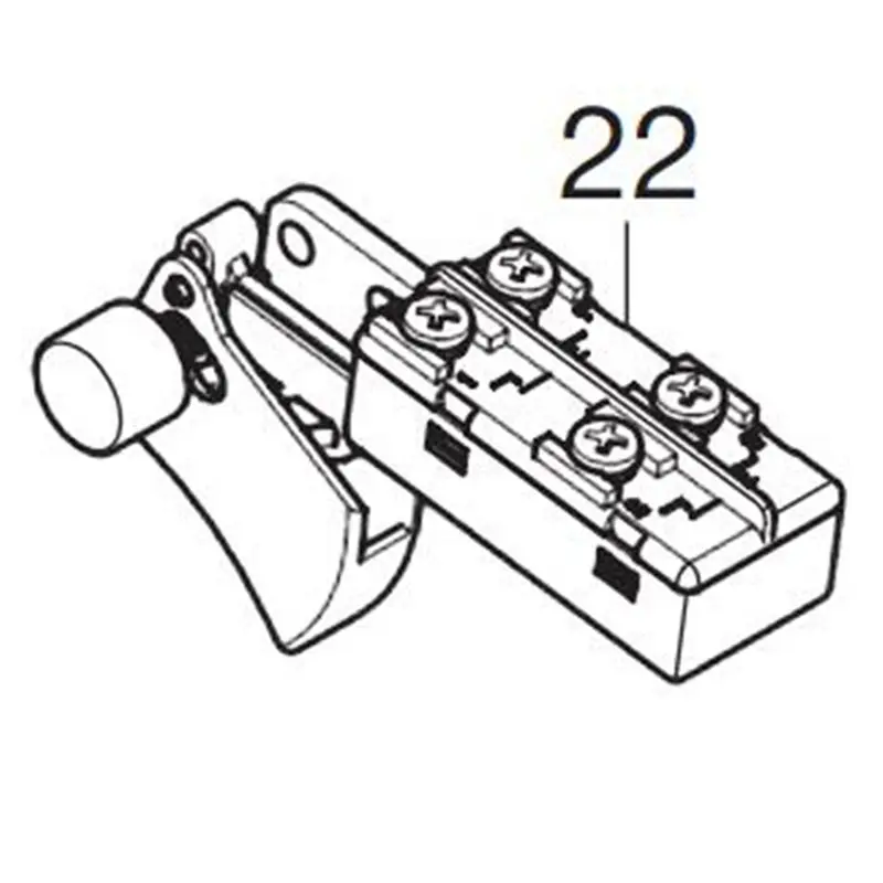 Переключатель 650115 9 для Makita M9003B M9002B M0920B M0921B MT92B MT92A MT905 MT904|Аксессуары