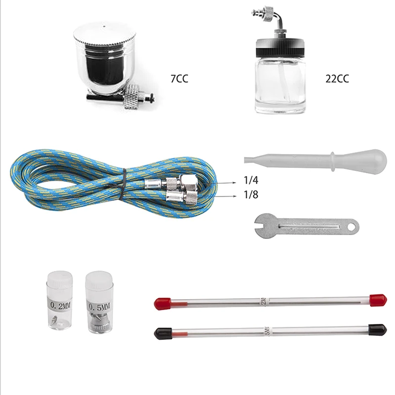 Аэрограф Двойного действия комплект для аэрографии практичный краскопульт