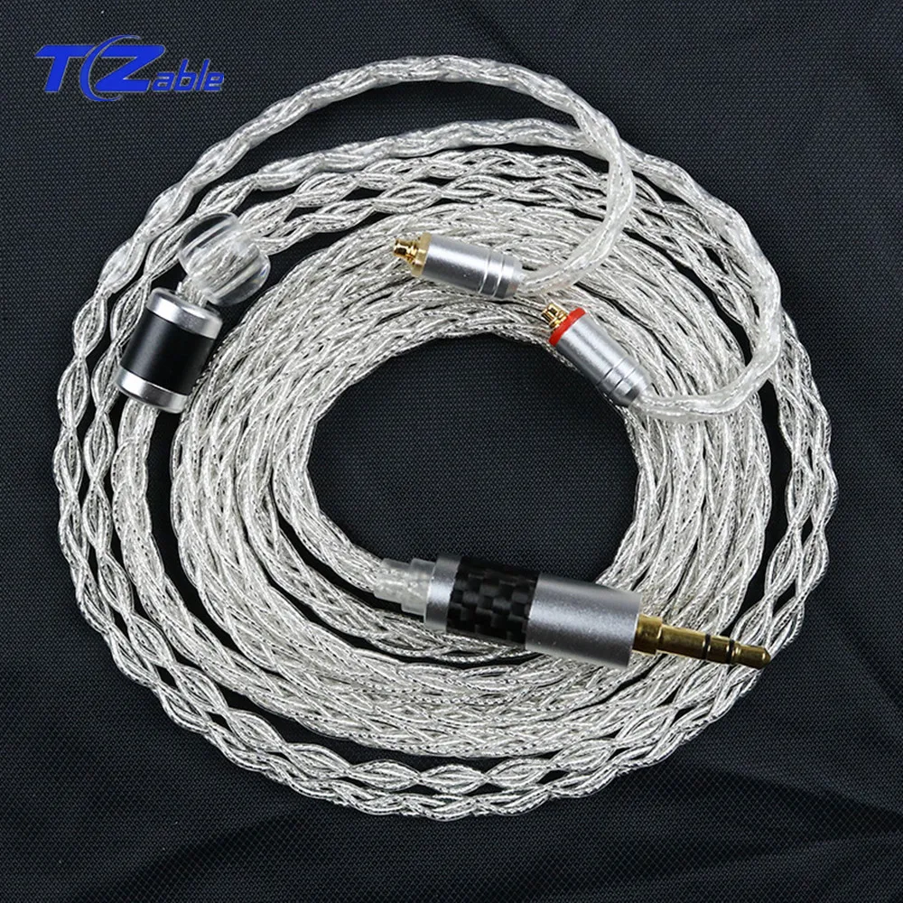 

High Quality 3.5mm Audio Cable DIY Headphones Jack For MMCX se215 se315 se425 se535 se846 stereo AUX HIFI Cable Headphone Cord