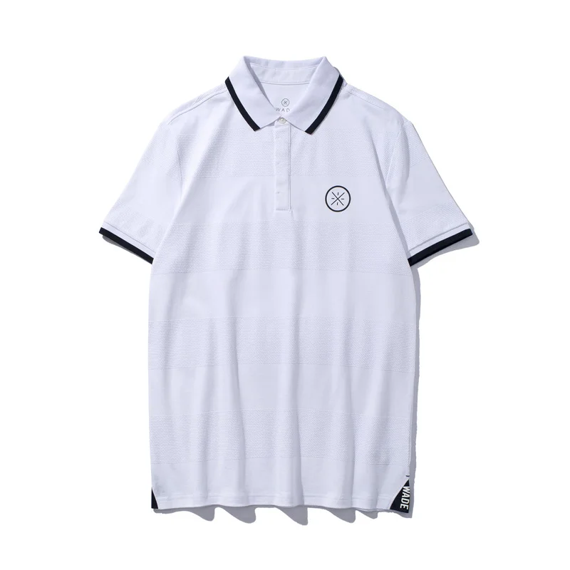 Li Ning мужская футболка поло серии Уэйд дышащая 100% хлопковая Спортивная с отложным